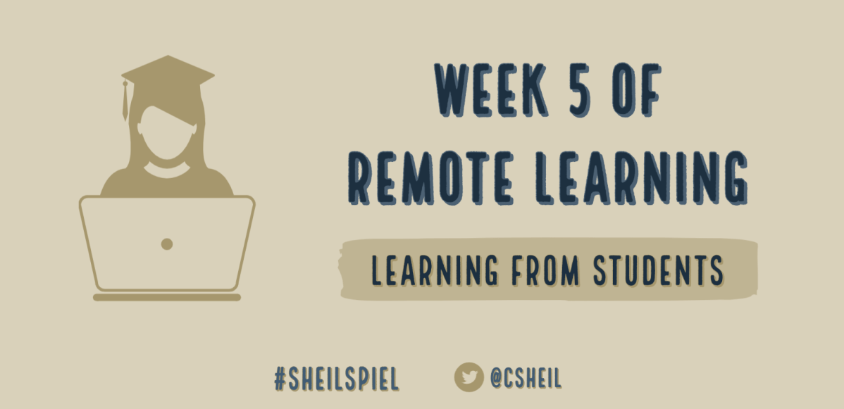 Week 5 of Remote Learning – Learning from&nbsp;Students